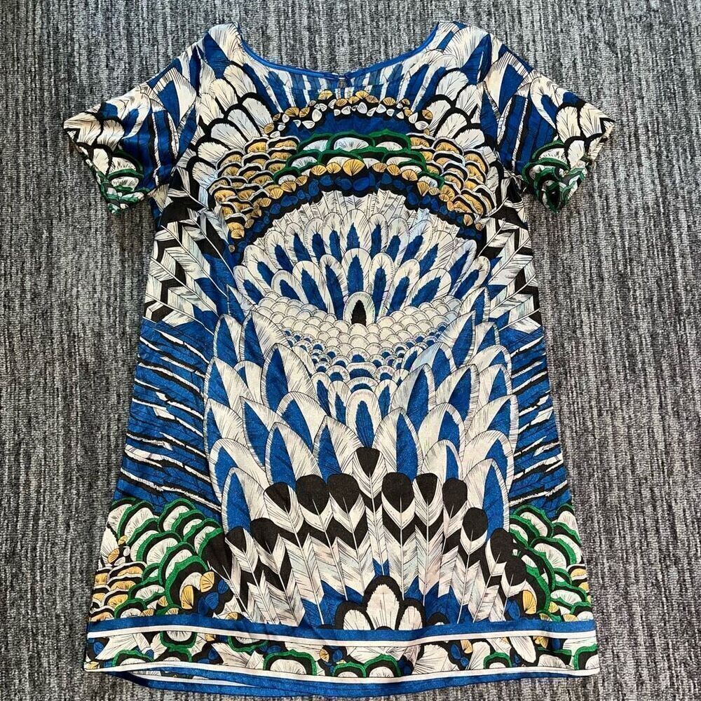 Vtg Forever 21 Women’s Size Medium T Shirt Dress Multicolor Psychedelic Style